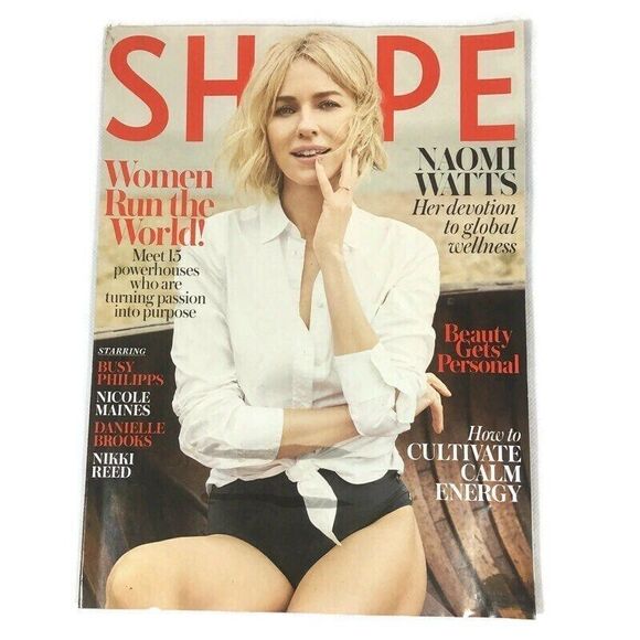 Shape Magazine September 2019 Naomi Watts Women Run The World Calm Energy - Picture 1 of 4